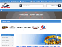 Tablet Screenshot of discstalker.com